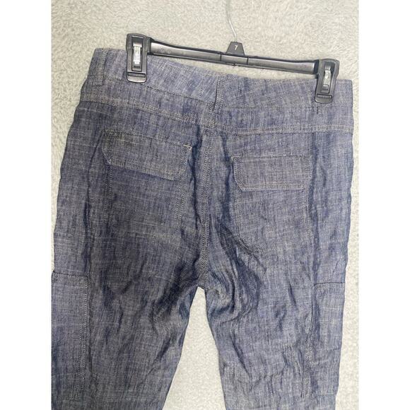 Vince womens chambray lyocell linen blend pants business casual office 26 - Picture 10 of 15